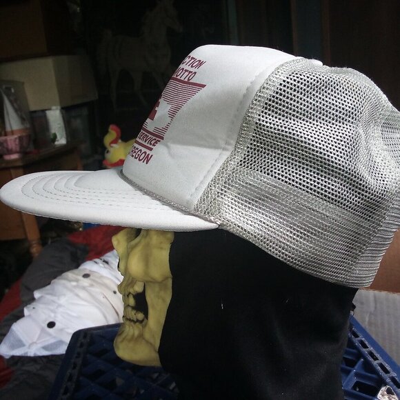 Deadstock Vintage Acme Body & Frame Service Rope Snap Trucker Hat Cap - Picture 4 of 8